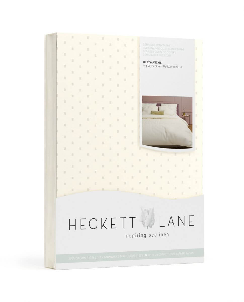 Bettwäsche Punto 200x200-2x80x80cm Offwhite Bettwäsche Punto 200x200-2x80x80cm Offwhite