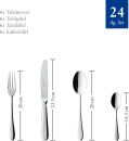 Villeroy & Boch 24tlg. Tafelbesteck Oscar