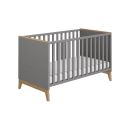 Paidi Babybettgestell Sten Grau 70 x 140