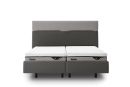 Tempur Boxspringbett Flat starr Grau 180x200