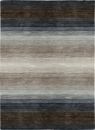 Handloom aus Indien Rainbow Mehrfarbig 170 x 240 cm