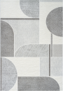 Webteppich Varis Grau-Grau-Grau 80 x 150 cm