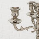 Kerzenleuchter Varas, Rund, H 26,00 cm, Aluminium, Silber Kerzenleuchter Varas, Rund, H 26,00 cm, Aluminium, Silber