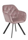 Armlehnenstuhl Lola drehbar Rose