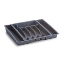 Zeller Besteckkasten Grau