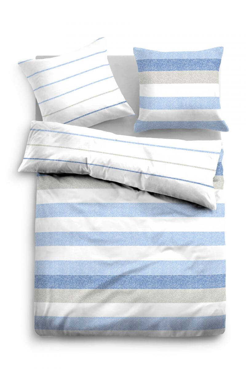 Tom Tailor Linon Bettwäsche 155x220cm classic blue Tom Tailor Linon Bettwäsche 155x220cm classic blue