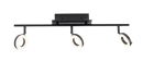 Paul Neuhaus 3-flg LED Deckenleuchte Sileda Anthrazit