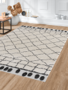 Hochflor Teppich SW Winsome Weiß 200 x 290 cm