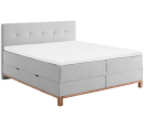 Meise Boxspringbett Catania Hellgrau 180 x 200 cm