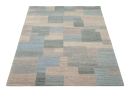 Teppich aus Nepal Lantara Silber-Grau 90 x 160 cm