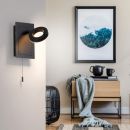 Paul Neuhaus 1-flg LED Wandleuchte Sileda Anthrazit