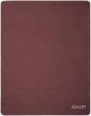 Joop! Wohndecke 150x200 Bordeaux-Silber