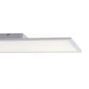 Moderne LED-Deckenleuchte in rechteckigem Design, weiß, energiesparend, ideal für Büro oder Wohnzimmer.