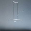 Fischer & Honsel LED Pendelleuchte Metz-TW Alu