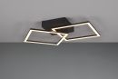 Reality Leuchten LED Deckenleuchte Trail Schwarz 45 cm