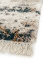 Webteppich Bedouin creme-blau-grau 080 x 150 cm