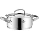 Edelstahl Kochtopf mit Deckel und Griffen, WMF Gourmet Plus, spülmaschinengeeignet, induktionsgeeignet