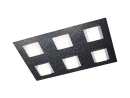 LED Deckenleuchte Basic anthrazit 6flg. LED Deckenleuchte Basic anthrazit 6flg.