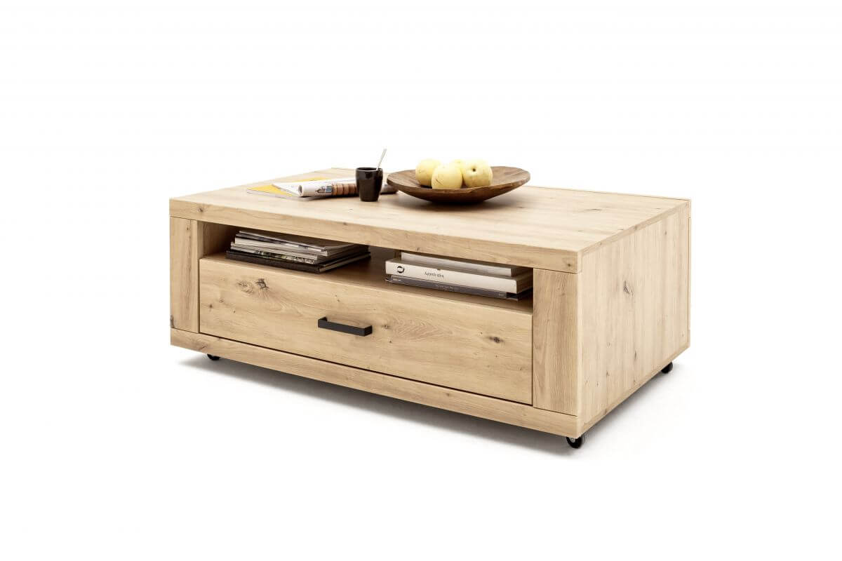 Couchtisch, Balkeneiche-anthrazit Couchtisch, Balkeneiche-anthrazit