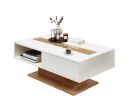 Vitrine Lima,1 Glas-/Holztür / 1 Schubkasten inkl. LED-Beleuchtung,Pinie hell, Taupe