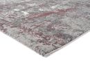 Webteppich Locri Aubergine-Beige 80 x 300 cm