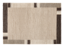 Webteppich Castle Stripe Beige-Braun 65 x 130 cm
