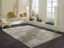 Webteppich Versailles Grau-Gold 240 x 240 cm