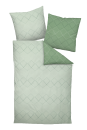 Janine Satin-Garnitur J.D. Jade-Waldgrün 155 x 220 cm