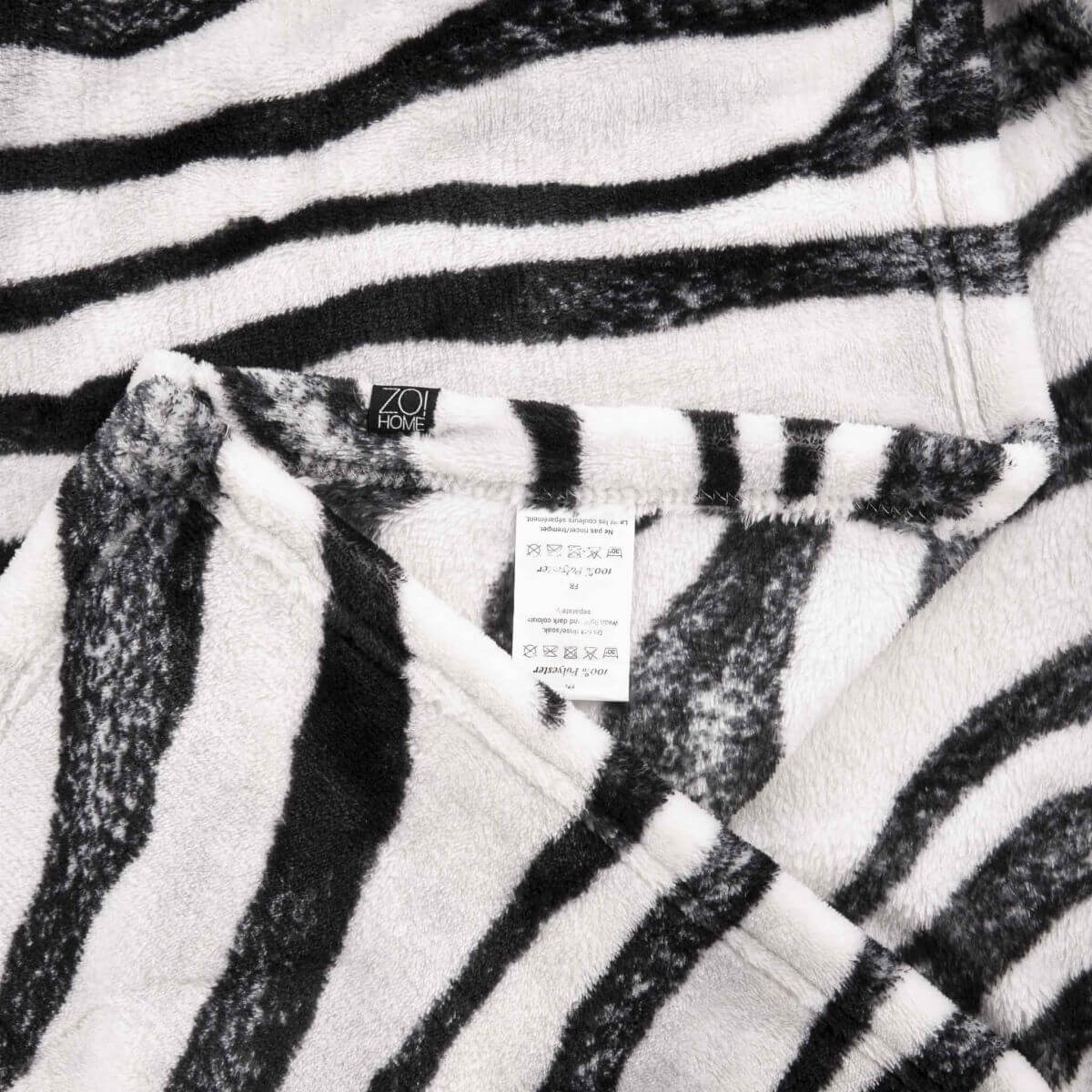 Zebra Plaid 140x200cm Black/White Zebra Plaid 140x200cm Black/White