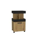 Barschrank mit Rollen (1T) HOME BAR