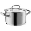 Edelstahl Kochtopf mit Deckel und Griffen, WMF Gourmet Plus, spülmaschinengeeignet, induktionsgeeignet