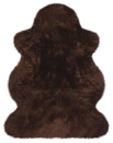 Australisches Lammfell Braun 68 x 100 cm