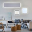 LED Deckenleuchte Edging Weiss 121 x 31 cm