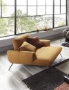 Recamiere Loveseat Dover XC gelb