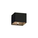 Fischer & Honsel Akku Wandlampe Magnetics Schwarz 10,5 x 8 cm