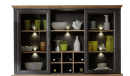 JASMIN Buffet-Aufs.+Bel. graphit/Artisan Eiche B/H/T ca. 166/103/42 cm JASMIN Buffet-Aufs.+Bel. graphit/Artisan Eiche B/H/T ca. 166/103/42 cm