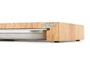 Continenta Stirnholz Schneidebrett mit Schublade 39 x 27 cm
