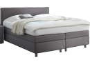 Ruf Boxspringbett mit Bettkasten Verena Grau 180 x 200 cm