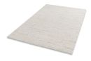 Moderner, rechteckiger Teppich in Beige mit dezentem Muster, flauschig und für Wohnzimmer geeignet.