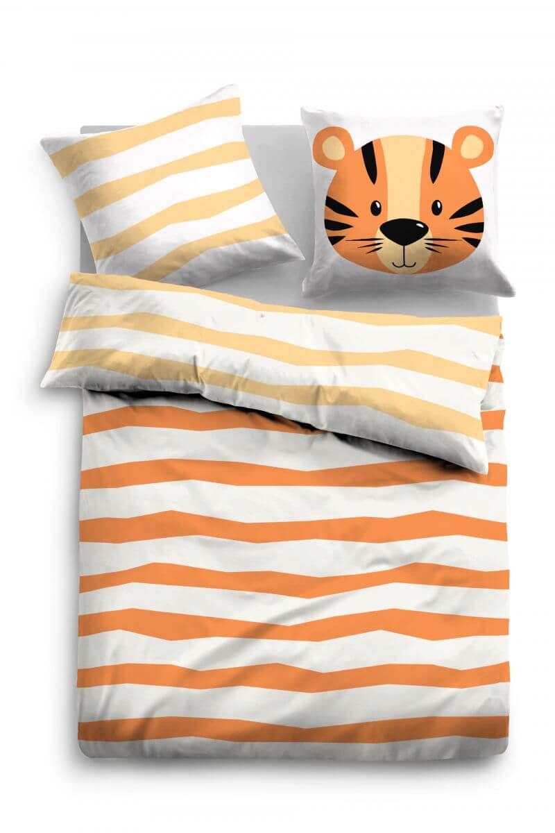 Tom Tailor Linon Bettwäsche 135x200cm orange Tom Tailor Linon Bettwäsche 135x200cm orange