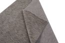 Graues Sweatshirt aus Baumwolle, Nahaufnahme des Ärmels, weicher Stoff, modische Freizeitkleidung