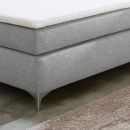 Boxspringbett Nora Grau 120 x 200 cm