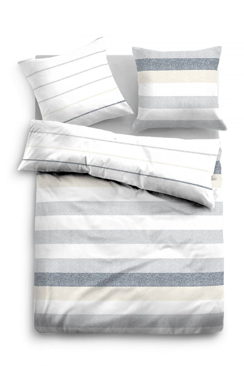 Tom Tailor Linon Bettwäsche 155x220cm grey Tom Tailor Linon Bettwäsche 155x220cm grey