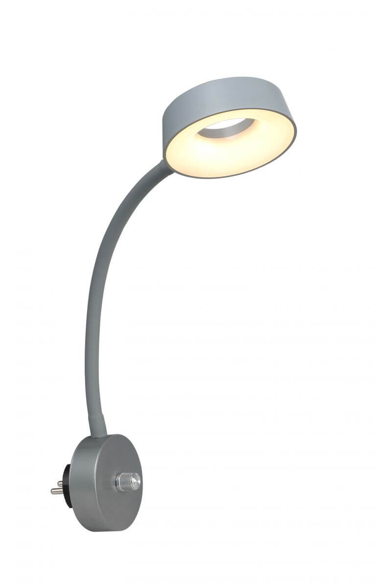 Wandleuchte Metall silberfarben, 1xLED Wandleuchte Metall silberfarben, 1xLED