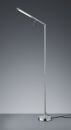 LED-Stehleuchte Filigran Metall/Nickel matt