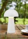 Reality Leuchten AKKU Tischlampe Lennon Weiß