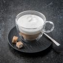 Café au lait Untertasse, schwarz,grau