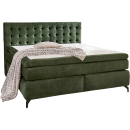Boxspringbett Jessica Mix dunkelgrün 180 x 200 cm