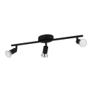 EGLO LED Deckenleuchte Buzz 4-flg Schwarz