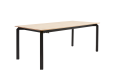 Design-Tisch IL 5111 Schwarz, Holzfarben